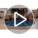 Poen 48 Inch Blue Green Tartan Plaid Christmas Tree Skirt - Festive Holiday Decor