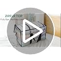8-Pack Oversized Moving Bags with Reinforced Handles - Heavy-Duty Storage Tote for Clothes & Moving Supplies - Clear