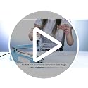 Blue 8 Inch Impulse Sealer for Plastic Bags - Manual Heat Sealing Machine