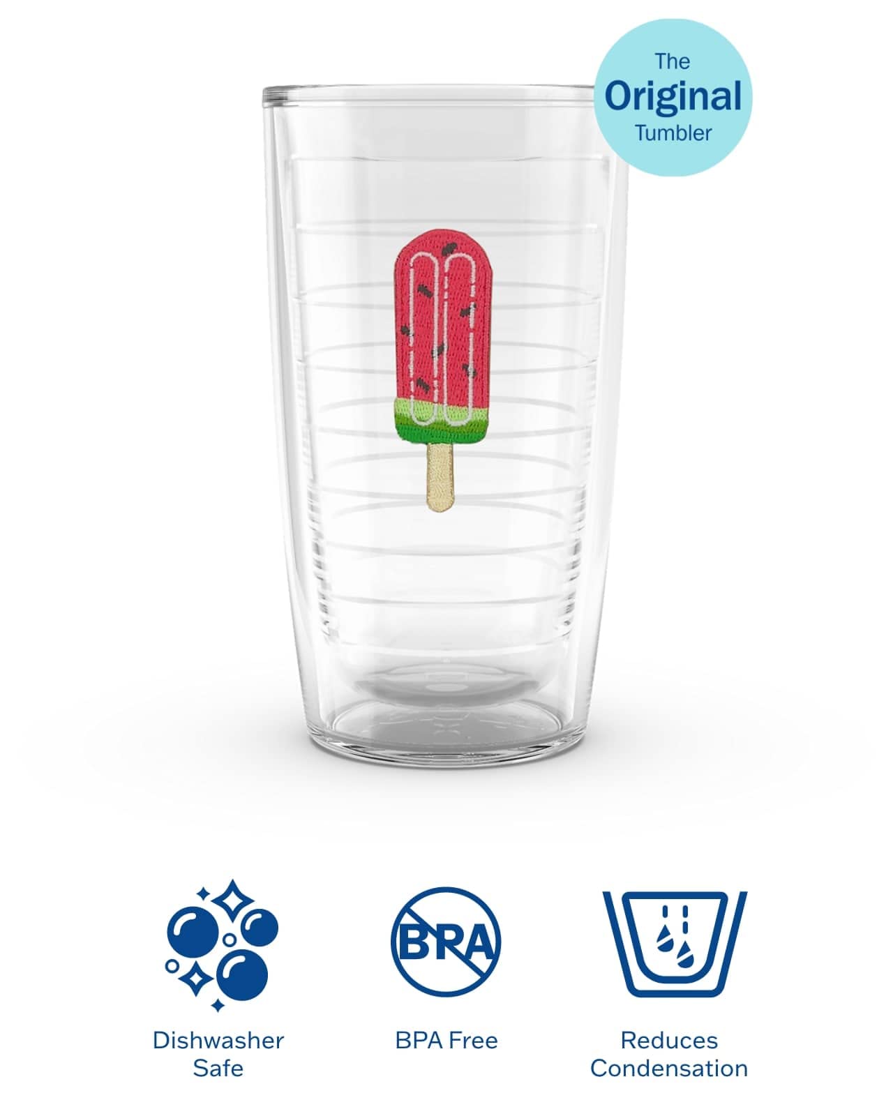 Tervis Ice Popsicle Collection Made in USA Double Walled Insulated Tumbler Cup Keeps Drinks Cold & Hot, 16oz 4pk, Assorted - No Lid