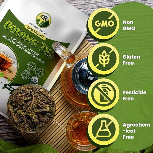 Organic Oolong Tea Loose Leaf 1 lb - Premium Chinese Whole Leaf Matcha