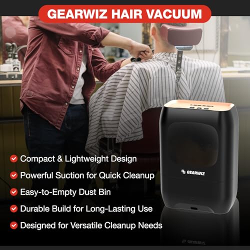 Gearwiz Touchless Electric Vacuum Dustpan with Nozzle – Hands-Free Floor Cleaner