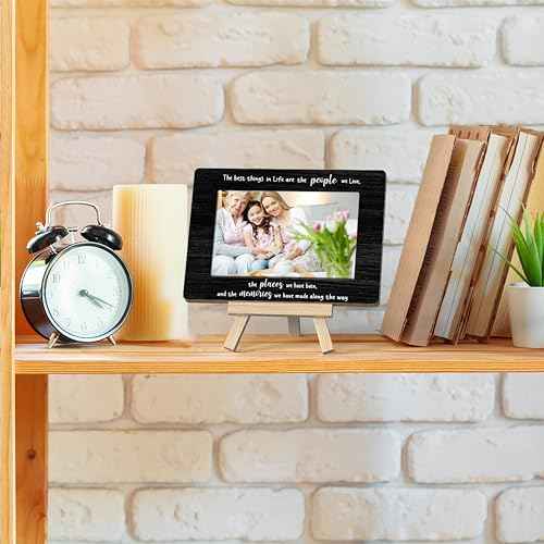 Inspirational & Motivational Picture Frames - The Best Things In Life Photo Frame, Christmas & Birthday Gifts, Tabletop Easel (A16)