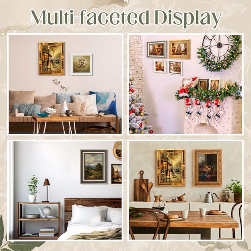 Kathfly 15 Pack Vintage Picture Frames for Wall, Tabletop Display