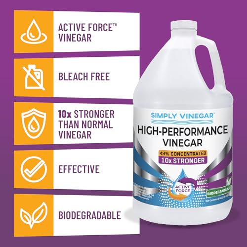 Simply Vinegar 49% Industrial Strength Vinegar Pack of 2 - 1 Gallon Each