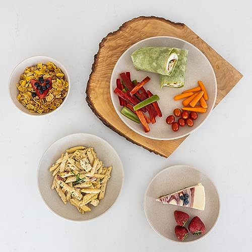 Grow Forward 16-piece Premium Wheat Straw Dinnerware Sets for 4 -