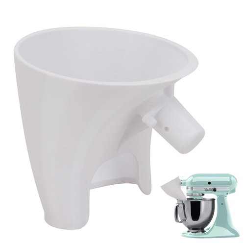 **KitchenAid Flour Funnel - Guided Pouring Attachment for 5-Quart Tilt-Head Mixers**
