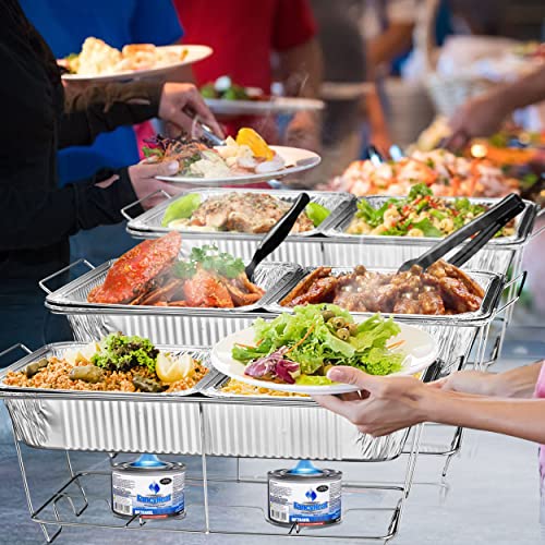 MAXYGIFT 12 Pack Full Size Chafing Wire Racks for Buffet Food Serving and Catering