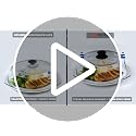 Black Microwave Glass Splatter Cover - 10.5in Food Safe BPA-Free Lid with Silicone Handle