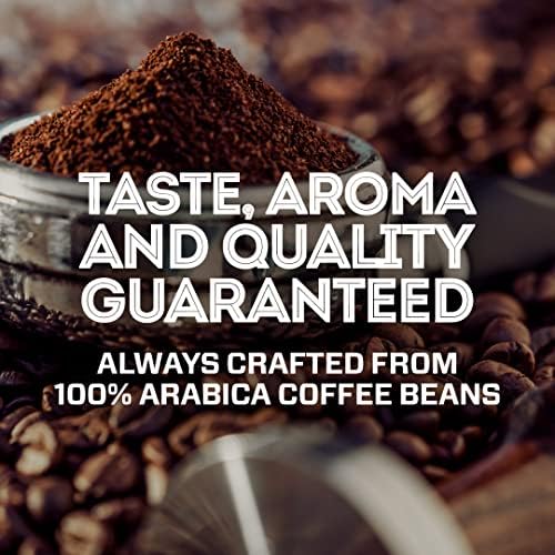 Unflavored Whole Bean Coffee - Medium Roast, 30 Ounce Pack of 4 - Well-Balanced & Fruity Flavor
