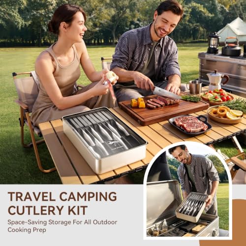 11-Piece Kitchen Knife Set with Block, Sharpener & Drawer Organizer - MAD SHARK