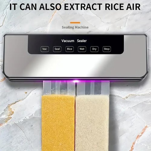 Food Storage Vacuum Sealer Machine by [Brand Name] - 30 Seal Bags, 75KPA Suction, 5 Modes, Compact Design