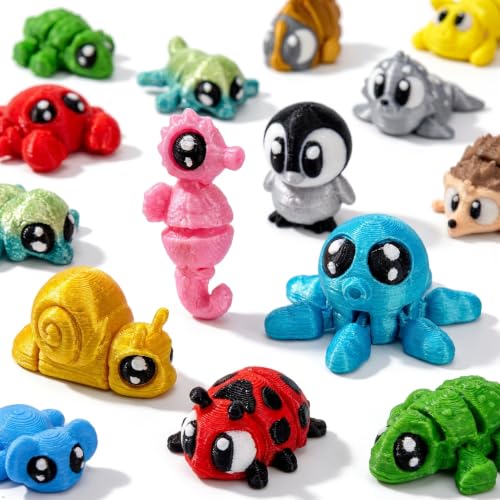 Christmas Advent Calendar 2026: 24 Days of 3D Printed Animal Figures with Big Eyes