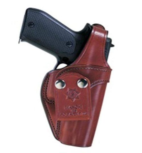 Bianchi 3S Pistol Pocket Inside The Waistband Holster, Fits S&W 19 K 2.5-3, Tan, Right Hand