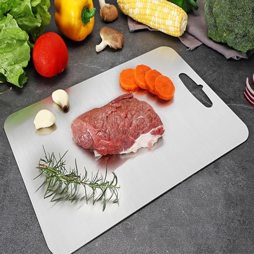 Boenim 14 x 10 Inch Titanium Cutting Board - Premium Food Prep Surface