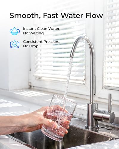 Waterdrop 0.01μm Under-Sink Water Filter Replacement – 24 Months Lifespan