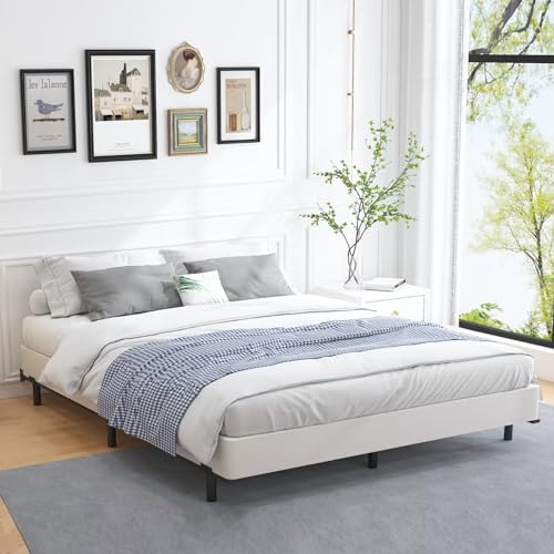 Heavy Duty Metal King Box Spring 5 Inch Low Profile Mattress Foundation