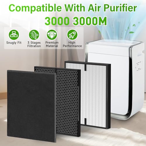 3000 Replacement Air Filter for Air Doctor 3000 Series | 12-Pack