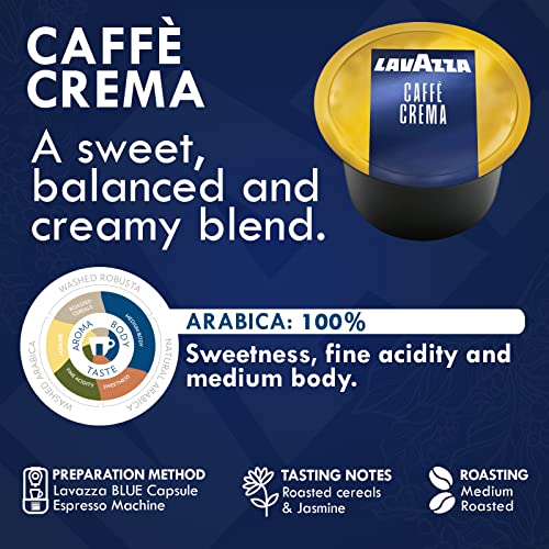 Lavazza Blue Coffee Pods Variety Pack 30 Count - Top Class, Gold Selection & Caffè Crema