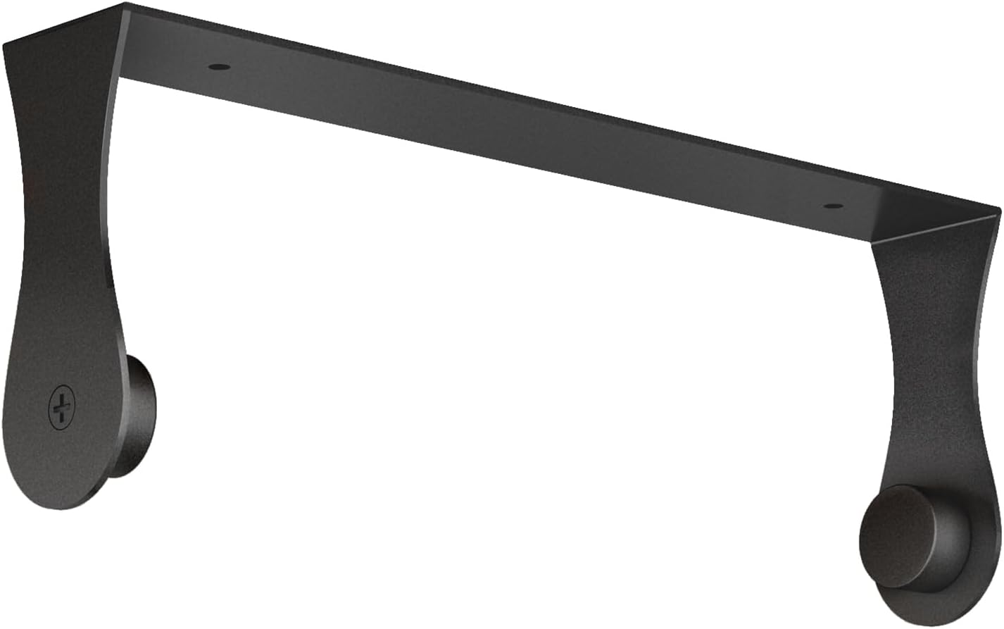 Stainless Steel Paper Towel Holder by [Brand Name] - Under Cabinet Wall Mount | Black Adhesive Design for Kitchen & Bathroom