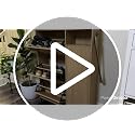 Garvee 3-Drawer Light Oak Shoe Cabinet with 4-Tier Storage & Rattan Doors