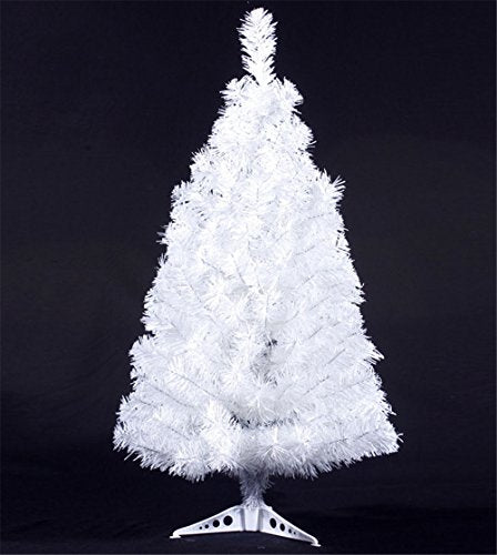 3ft White Artificial Christmas Tree with Plastic Stand - Holiday Decor
