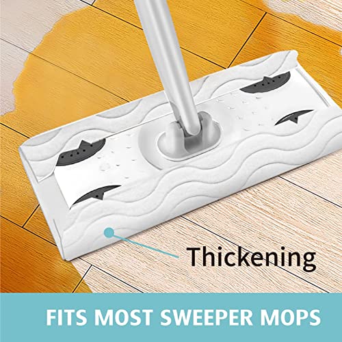 AIR U+ Wet Mop Refills for Swiffer Sweeper - 60 Count, Pull Paper Design, Thickened, Moisture Retention, Compatible with Swiffer Mops