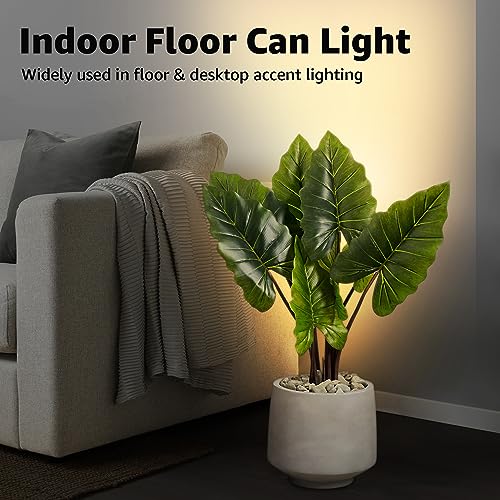 SUNVIE Black 5W Indoor Uplights for Home & Plants, 4 Pack
