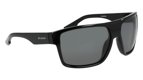 Columbia Men's Sunglasses C571SP FAIRBANKS - Black/Smoke with Smoke Solid Polarized Lens