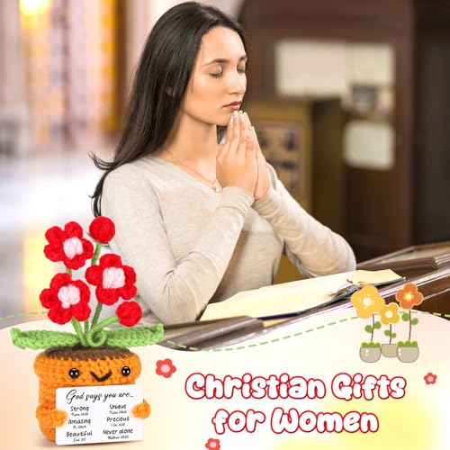 Christian Gifts for Women Birthday Inspiration Religious Faith Based Office Decor for Friends Sister Coworker Daughter Mom Pastor Spiritual Encouragement Christmas God Says You Are Handmade Flowers