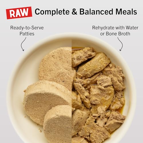 Stella & Chewy's Freeze Dried Dog Food Beef Patties 1lb for Adults & Puppies