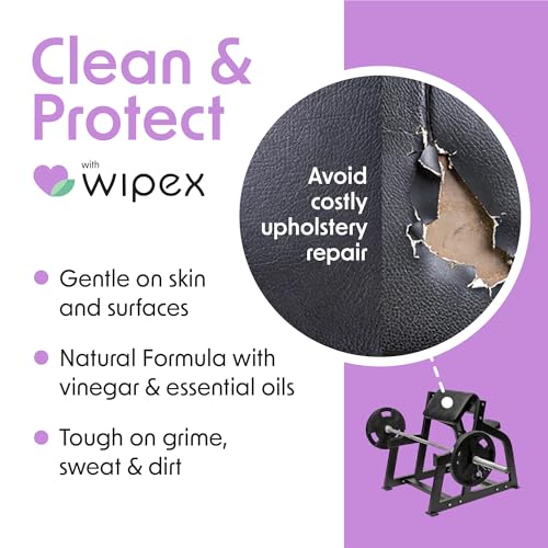 Lavender Gym Wipes - 400 Count Natural Fitness Equipment Wipes, All-Purpose Cleaner
