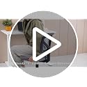 Pink Armless Home Office Chair - Ergonomic Small Desk Chair for Study & Work