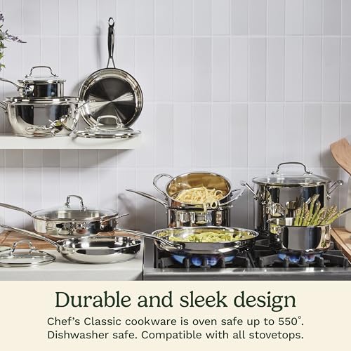 Cuisinart 766S-22 6.3 Qt. Stainless Steel Pasta Pot with Straining Cover