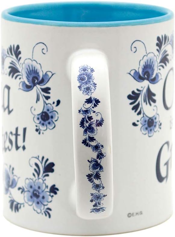 12 oz. Ceramic Coffee Mug - 'Oma is the Greatest' Multicolor Gift for German & Dutch Grandmas