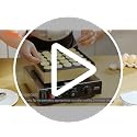 VEVOR 25PCS Mini Pancake Maker with Temp & Time Control, Non-Stick Stainless Steel Dutch Muffin Waffle Baker