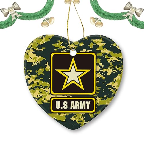 Christmas Ornament Army Decorative Hanging Ornaments Ceramic Gift for
