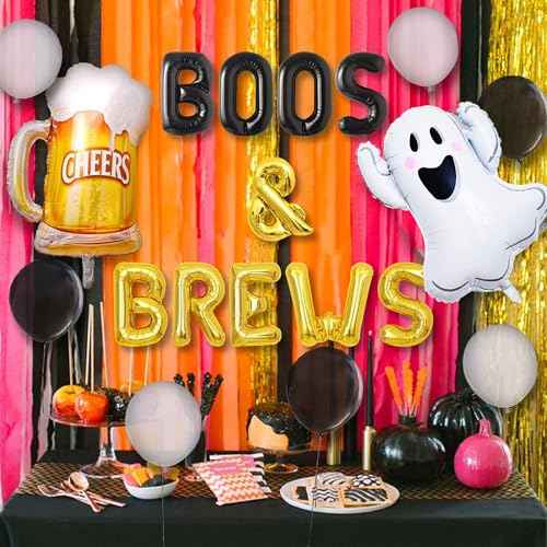Halloween Baby Shower Decorations Boos & Brews Halloween Decorations Witch halloween Gender Reveal Decoration Gender Reveal Party decorations