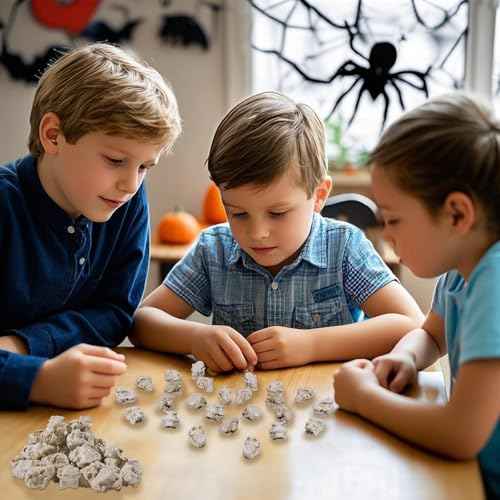 50 Pcs 0.75 in Mini Resin Animal Skull Heads Miniature Animal Skull Figurines Mini Halloween Skulls Figurine Miniature Skulls for Crafts Halloween Christmas Micro Landscape Decor