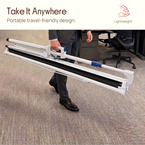 50-Inch Portable Projector Screen with Tripod Stand - Lightweight & Indoor/Outdoor Use