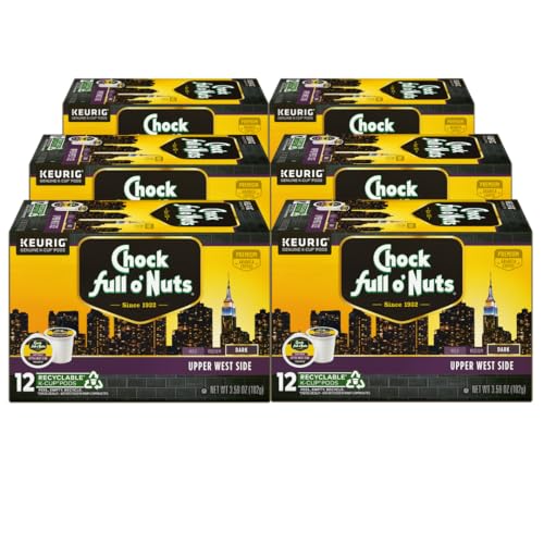 Chock Full o' Nuts K-Cup Pods - Upper West Side, 6-Pack of 12
