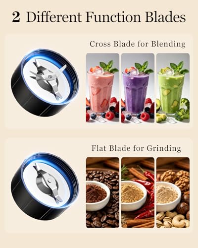 Personal Countertop Blender for Smoothies, Juicing, and Food Prep