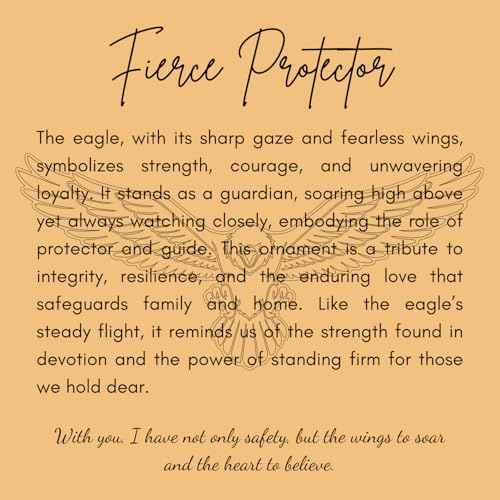 Eagle Ornaments, 2 Layers Wooden Acrylic Ornaments, Eagles Christmas Ornament, Suncatcher Ornament with Card, Eagle Gifts for Men, Ornament 2025