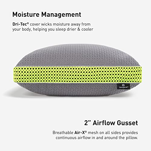 Bedgear Multi-Position Performance Pillow, Medium Soft Cooling Pillow