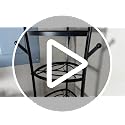 6-Tier Cast Iron Pot Rack Organizer for Kitchen Cookware Storage