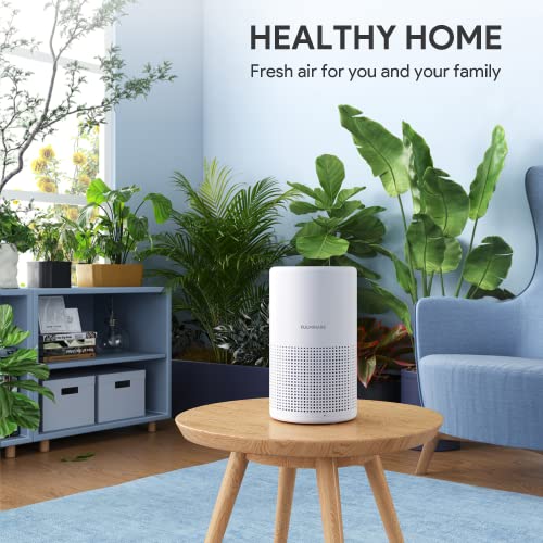 FULMINARE White 2 Pack Air Purifiers with H13 True HEPA Filter for Bedroom