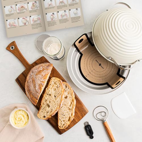 Sourdough Bread Baking Kit with Pan, Lid, Guide & Accessories – Nordic Ware