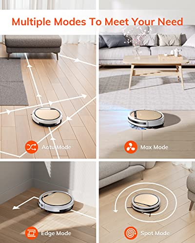 ILIFE V5s Plus Robot Vacuum and Mop Combo - Gold | Smart App & Voice Control