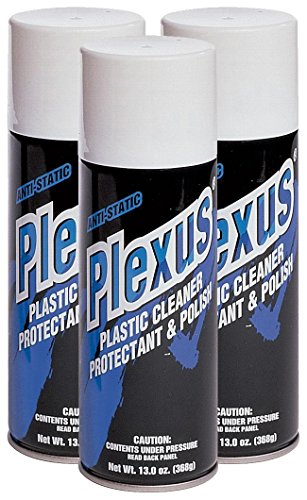 Plexus Plastic Cleaner & Polish 3-Pack - 39 fl. oz. Aerosol, Protects & Shines