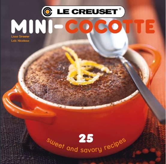 Le Creuset 4-Piece Mini Stoneware Cocotte Set, 8 oz. Flame Color